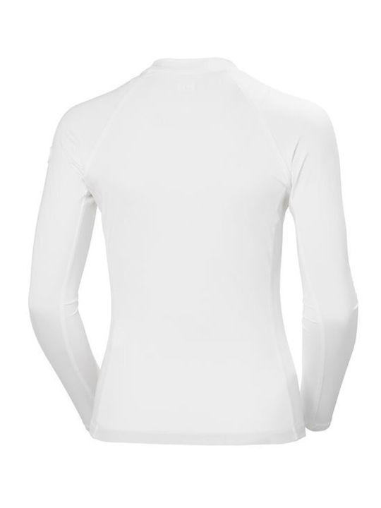 Helly Hansen Waterwear UPF 50+ Women's Long Sleeve Sun Protection Shirt White