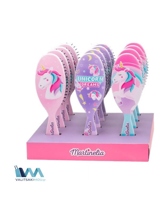 Martinelia Kids Hair Brush Unicorn Magic (Various Designs) 1pc