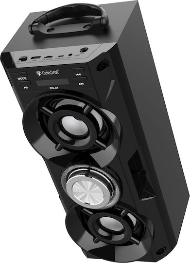 Celebrat Karaoke Speaker With Wired Microphone OS-01-BK Black