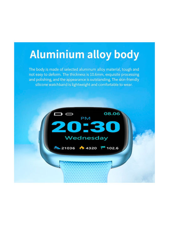 Wonlex Παιδικό Smartwatch HT18 Ροζ