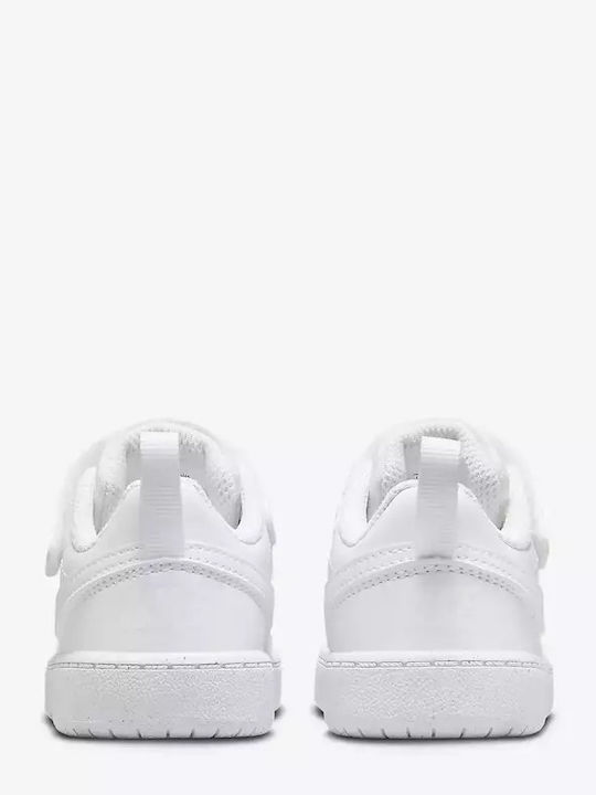 Court Borough Low Recraft Παιδικά Sneakers με Σκρατς Λευκά