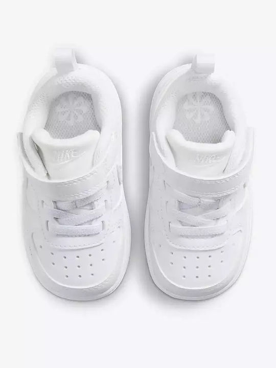 Court Borough Low Recraft Παιδικά Sneakers με Σκρατς Λευκά