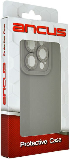 Ancus Back Cover Silicone Durable Gray (iPhone 15 Pro)