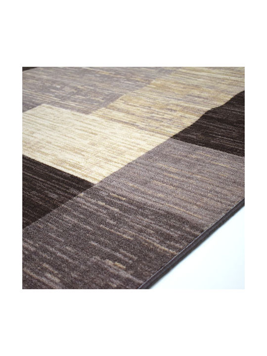 Sakalidis Luxe 2191-1 Anti-slip Rug Rectangular Brown