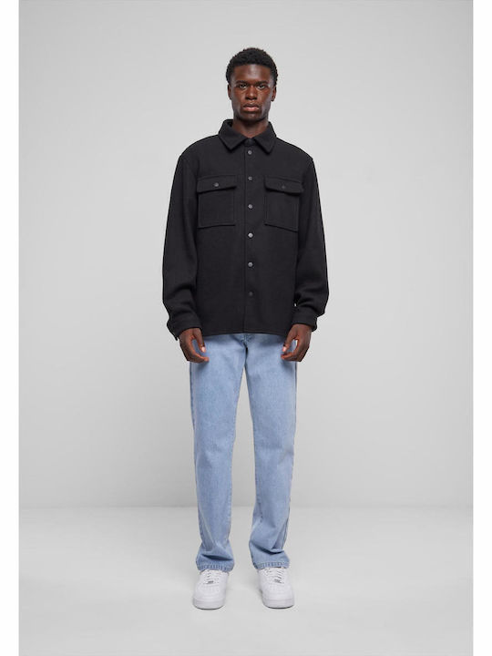 Overshirt Long-sleeved Shirt Black
