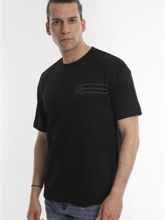 T-shirt Μαύρο