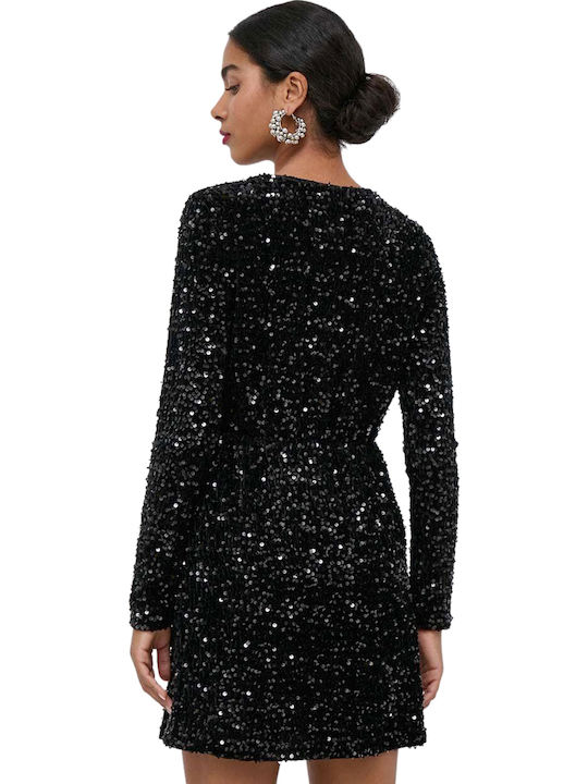 Mini Evening Dress WATER (NERO)