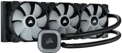 Corsair iCUE H150 CPU Water Cooling Triple Fan 120mm for Socket AM4/AM5/1700/1200/115x with RGB Lighting