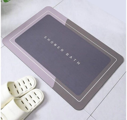 Non-Slip Bath Mat AG947B Gray 40x60cm