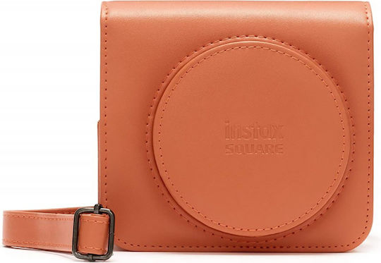 Fujifilm Instax Square SQ 1 Instant Camera Case Album & Square Photo Paper 1x10 Terracotta Orange
