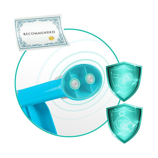 Ricokids Toddler Toilet Seat with Footrest and Handles Light Blue