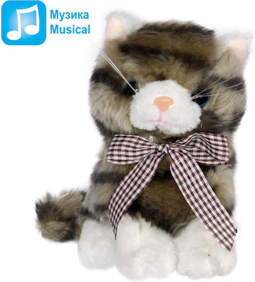 Amek Toys Plush Γατάκι with Sound 16 cm