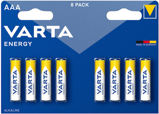 Varta Energy Αλκαλικές Μπαταρίες AAA 1.5V 8τμχ