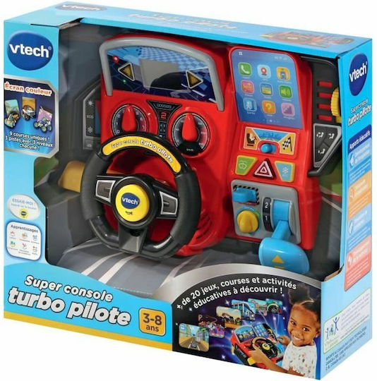 Vtech Volan Super Console Turbo Pilote cu lumină pentru 36++ Luni