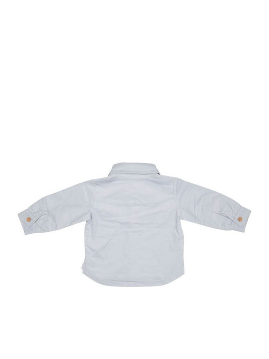 Παιδικό Πουκάμισο Μακρυμάνικο Soft Blue