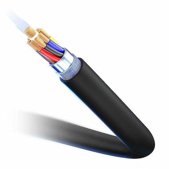 3MK Hyper Thunderbolt 3 Cable 240W Μαύρο 1m