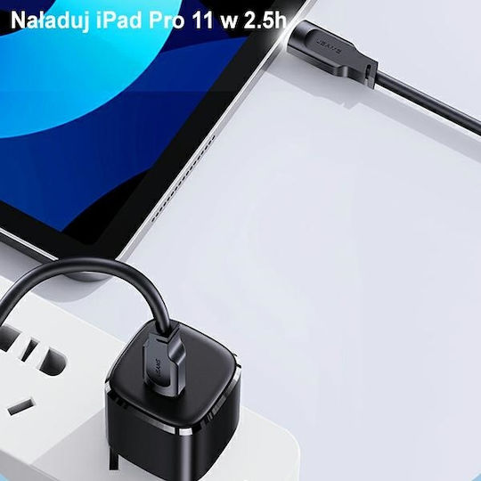 Usams US-SJ567 USB 2.0 Kabel USB-C männlich - USB-C 100W PD Lila 1,2m SJ567USB03