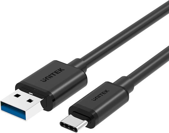 Unitek USB 3.0 Cable USB-C Male - USB-A Black 1m