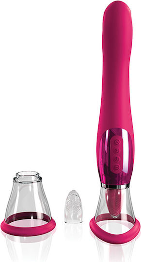 Jimmyjane Vibrator mit Fernbedienung 25.8cm Fuchsie