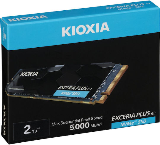 Kioxia Exceria Plus G3 SSD 2TB M.2 Type with PCI Express 4.0 Connection LSD10Z002TG8