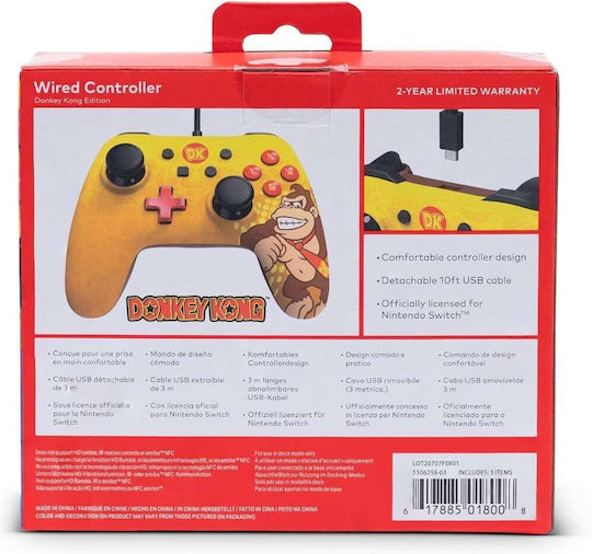 PowerA Wired Gamepad για Switch Donkey Kong
