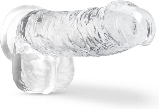 Blush Ρεαλιστικό Dildo με Όρχεις και Βεντούζα Διάφανο 15cm