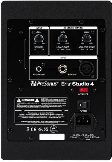 Presonus Eris Studio 4 Difuzor Studio Monitor 4.5" 50W Bucată Negru