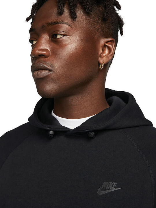 Sportswear Tech Fleece Φούτερ με Κουκούλα Μαύρο