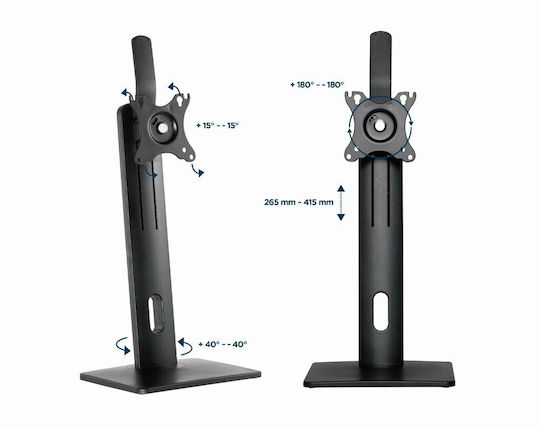Gembird MS-D1-01 Επιτραπέζια Βάση Οθόνης έως 32"