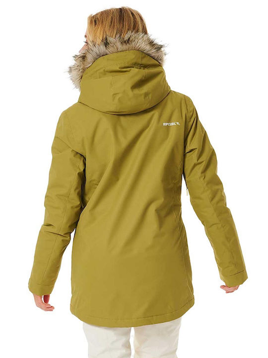 Rip Curl Rider 001WOU-0064 Jachetă pentru Schi & Snowboard Khaki