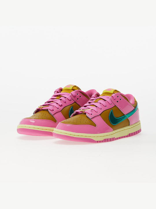 Nike Dunk Low Parris Goebel Γυναικεία Sneakers Playful Pink / Bronzine / Clear Jade / Multi Colour