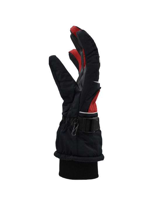 Brims and Trims Ανδρικά Γάντια Σκι & Snowboard Κόκκινα