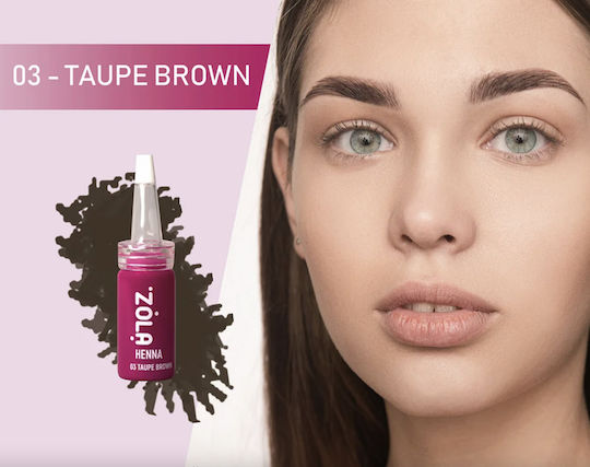 Zola Βαφή Χέννα για Φρύδια 07 Ebony Brown