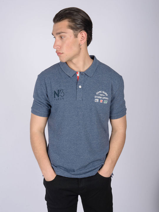 North 56.4 Herren Kurzarmshirt Polo BLUE