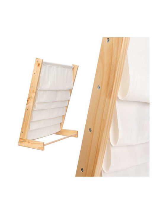 Bibliotecă pardoseală Lemn Alb 79x30x62.5cm