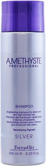 Farmavita Amethyste Silver For Blond, Grey & White H Shampoos for Coloured Hair 250ml