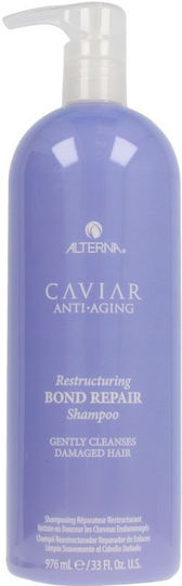 Alterna Caviar Restructuring Bond Σαμπουάν Αναδόμησης/Θρέψης για Ταλαιπωρημένα Μαλλιά 976ml