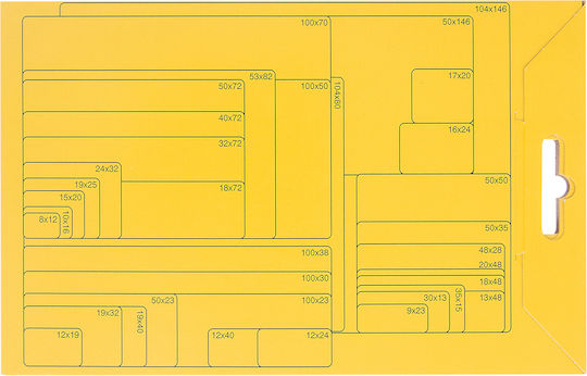 Stef Labels Small Adhesive Labels in White Color 48x20mm