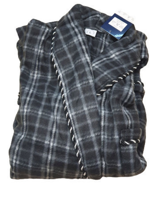 Cool Winter Karo Herren-Robe Gray
