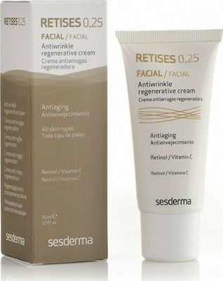 Sesderma Retises Restoring , Αnti-ageing & Moisturizing Cream Suitable for All Skin Types with Ρετινόλη / Βιταμίνη C 30ml