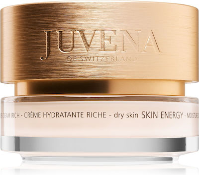 Juvena Skin Energy Moisture fără culoare Rich Hidratantă Cremă Pentru Față cu Acid Hialuronic 50ml