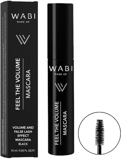 Wabi Beauty Feel The Volume Mascara für Band Black 15ml