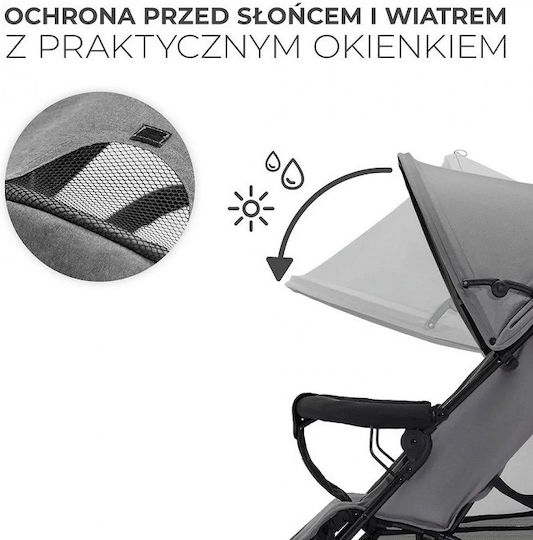 Kinderkraft Tik Количка с дръжка Сив 6.5кг