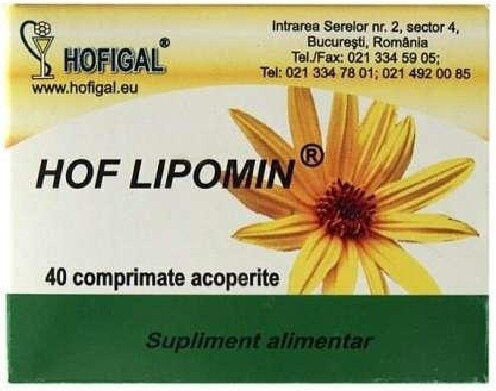 Hofigal Hof-Lipomin Alte Suplimente Alimentare Speciale 40 Comprimate