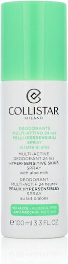 Collistar Multi-Active Hyper Sensitive Skins 24h Deodorant S Αποσμητικό 24h σε Spray 100ml