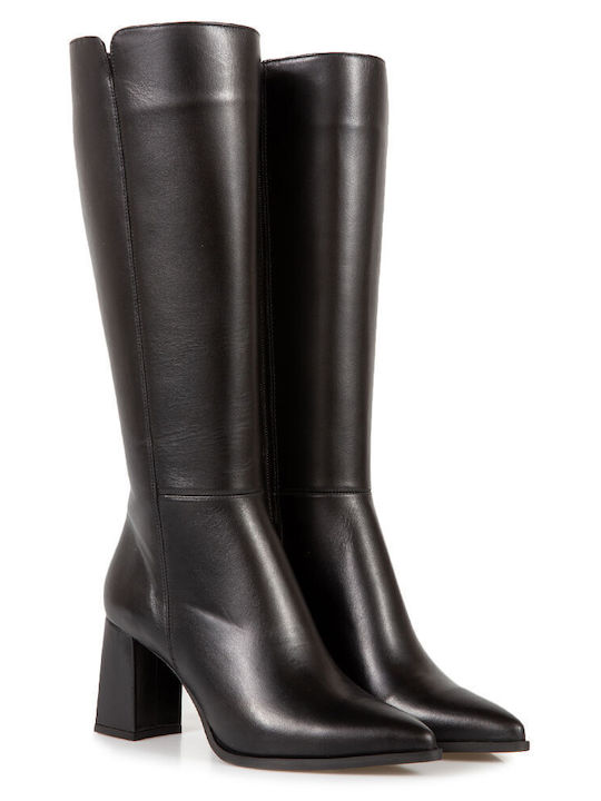 Labrini Patent Leather Women's Boots Black