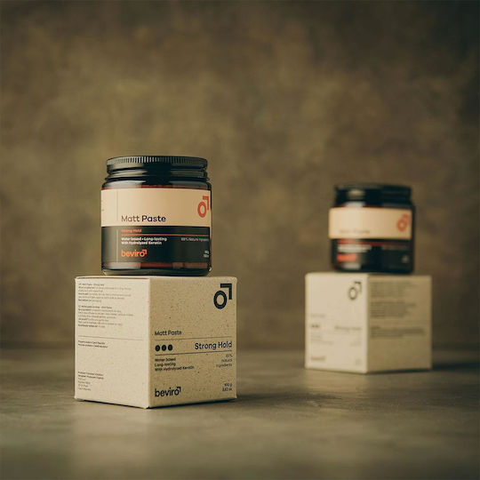 Beviro Matt Paste Strong Hold για Δυνατό Κράτημα & Ματ Αποτέλεσμα 100gr