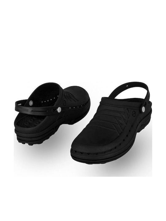 Wock Clog Σαμπό Μαύρα