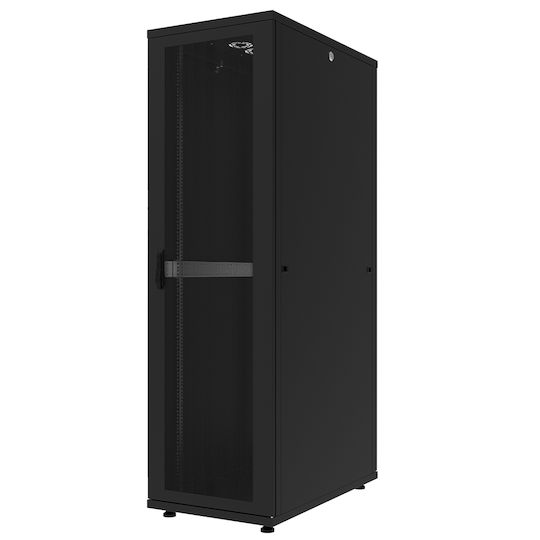 Canovate Boden Rack-Schrank 42U 60x100cm Schwarz CSS-9-4260F