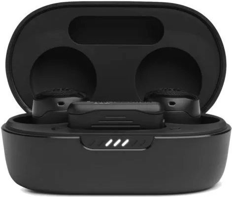 JBL Quantum TWS AIR In-Ear Bluetooth-Freisprecheinrichtung Kopfhörer mit Ladeetui Schwarz